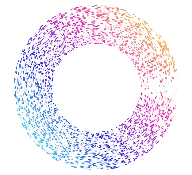 Motif De Points De Trame De Demi-teintes De Couleur Modifiable02