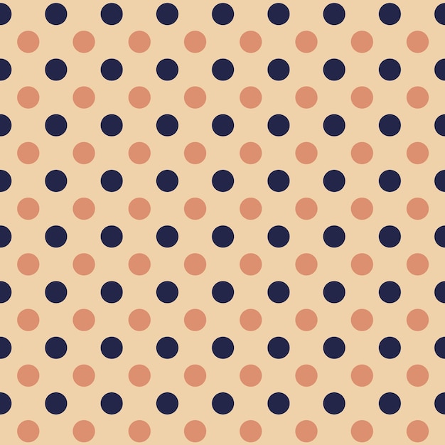 Motif à pois coloré sans soudure