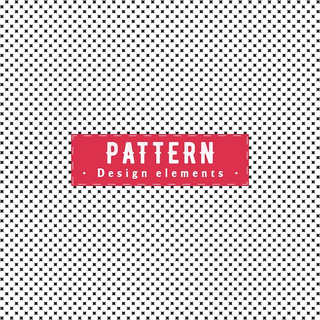 Motif à pois noir et blanc sans couture
