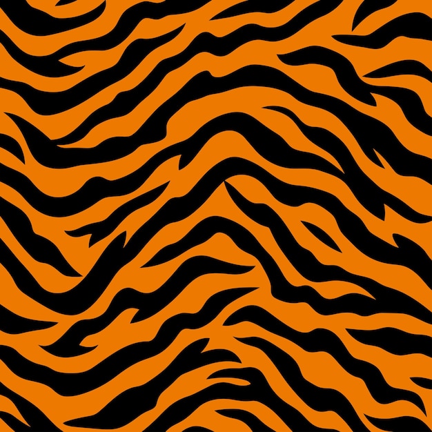 Vecteur motif de rayures de tigre