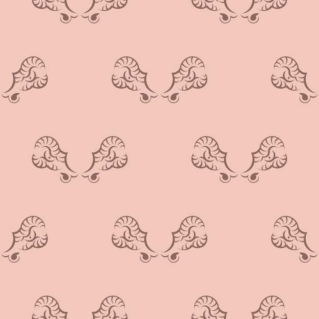 Motif Rose Sans Couture Avec Des Têtes De Serpent.