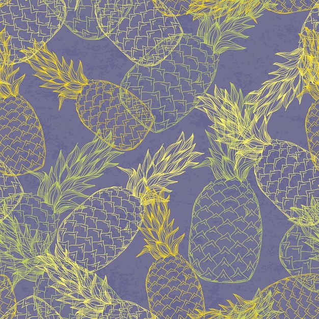 Motif Sans Couture à L'ananas