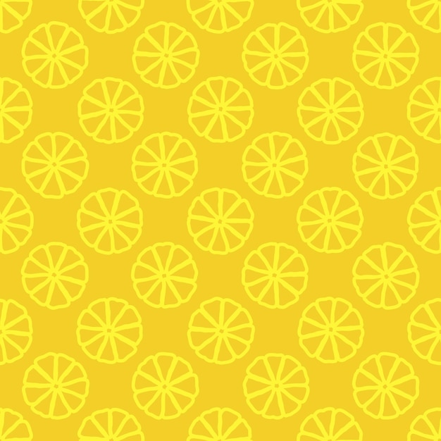 Motif sans couture au citron