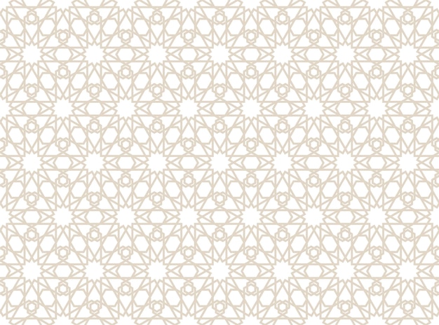 Motif sans couture dans le style arabe Fond musulman traditionnel pour le Ramadan