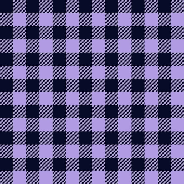 Vecteur motif sans couture de pique-nique en tartan violet