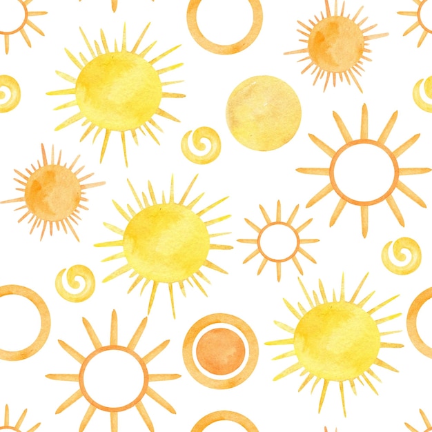 Vecteur motif soleil