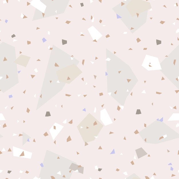 Motif Terrazzo En Gris