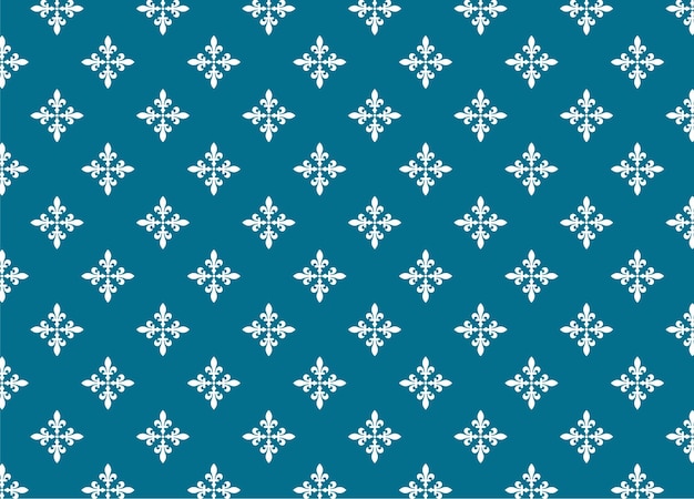 Motif de tissu élégant bleu et blanc