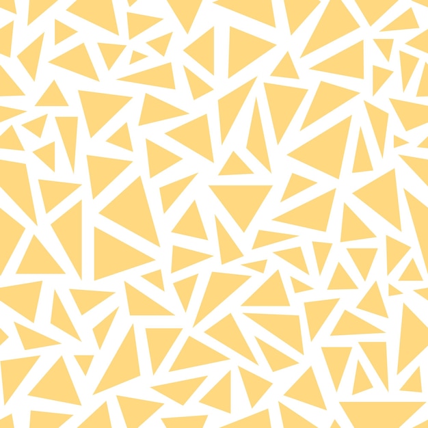 Motif de triangles jaunes