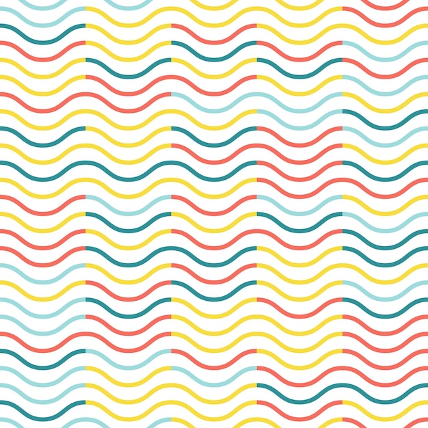 Motif de vagues. Abstrait géométrique. Illustration de style luxueux et élégant