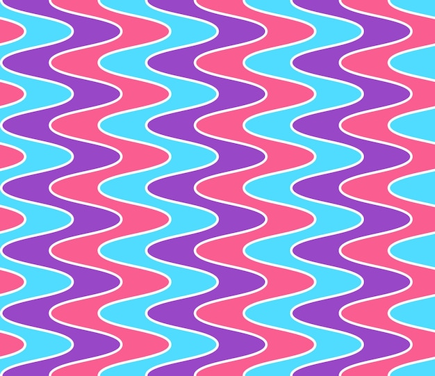 Motif de vagues verticales colorées abstraites lumineuses