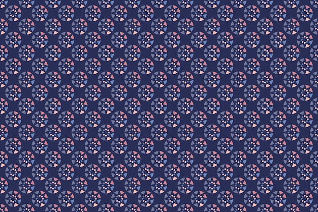 Motif vintage géométrique sans soudure