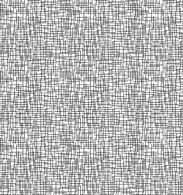 Des motifs abstraits sans couture avec des lignes droites qui se croisent Noir et blanc Arrière-plan géométrique