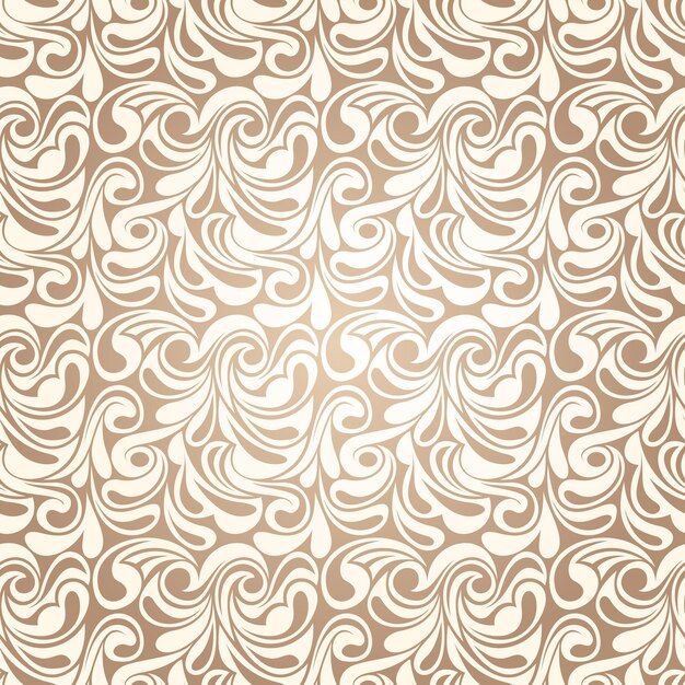 Vecteur des motifs beige abstraits sans couture