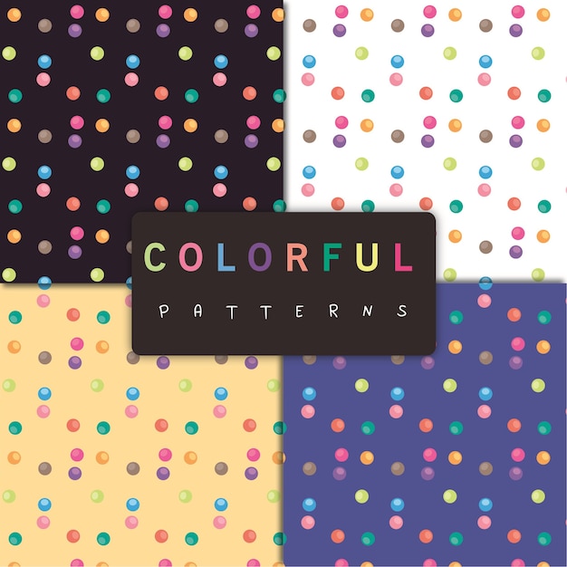 Des motifs colorés