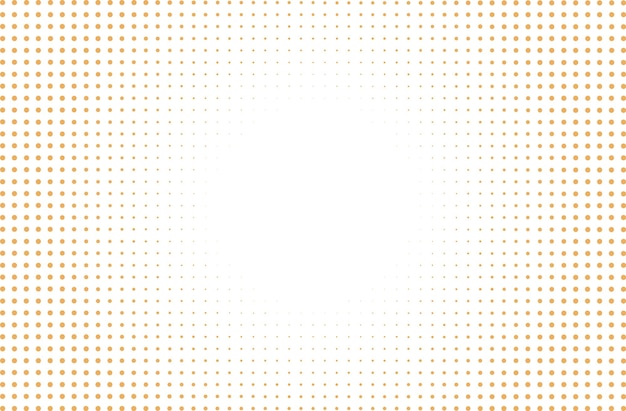 Des motifs en demi-tonne orange sur fond blanc