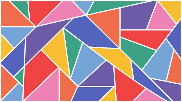 Vecteur des motifs géométriques abstraits et colorés illustration vectorielle