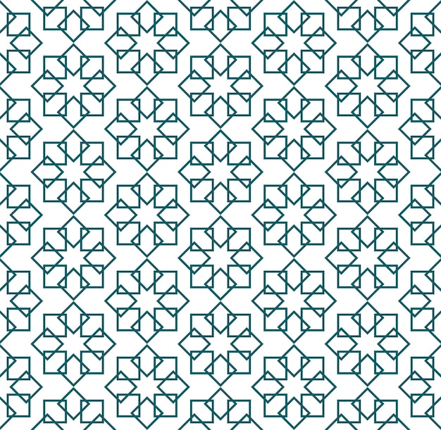 Des motifs géométriques abstraits sans couture dans le style islamique