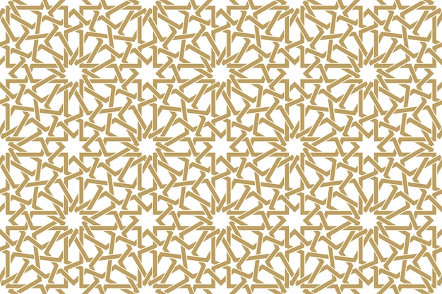 Des motifs géométriques sans couture dans un authentique style arabe