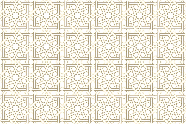 Vecteur des motifs géométriques sans couture dans un authentique style arabe