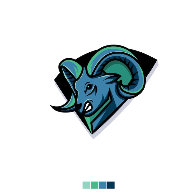 Mouton Fort Logo Mascotte