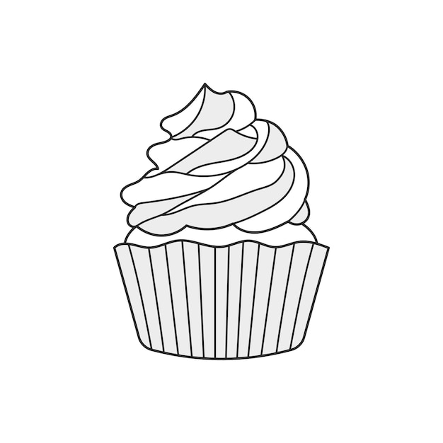 Muffin d'illustration vectorielle