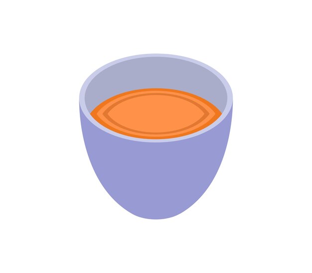 Mug isométrique abricot