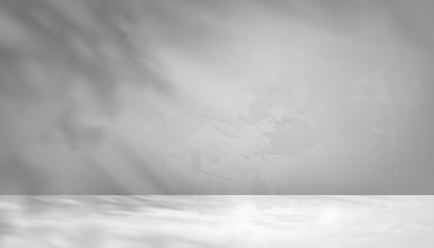 Mur en béton minimaliste avec des ombres