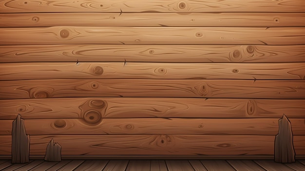 Vecteur un mur en bois avec une texture en bois qui dit bois