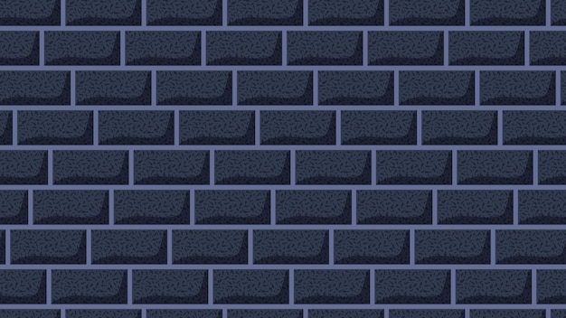Mur De Briques Bleu Foncé Sans Soudure