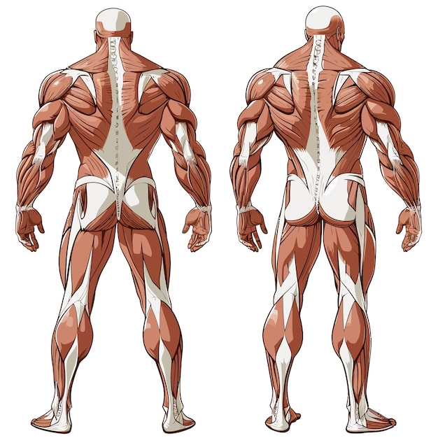 Vecteur muscle_human_vector_illustration