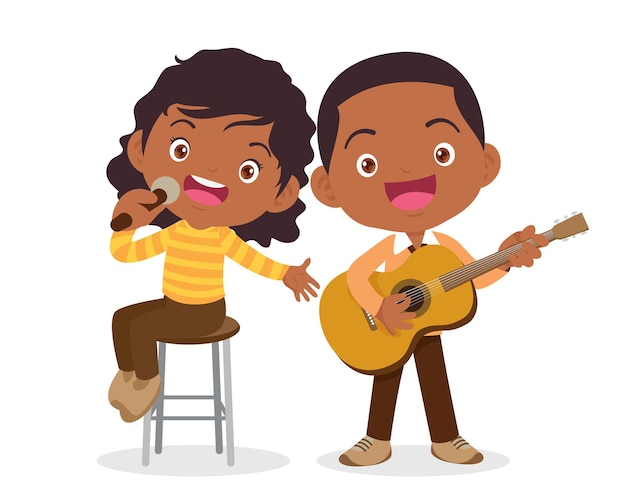 Music kidsPlay concept musical de l'école de musique