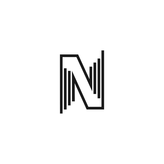 N Alphabet Lettre Logo Icône Vecteur De Conception