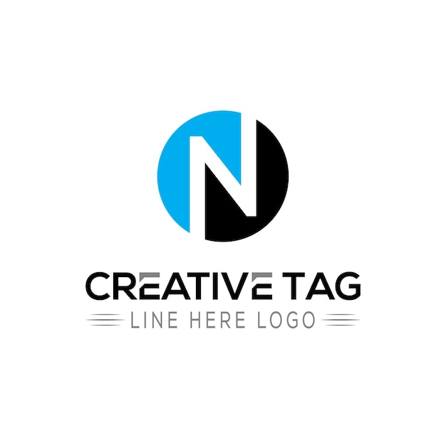 N Letter Logo Design Avec Des Icônes Créatives à Télécharger Gratuitement