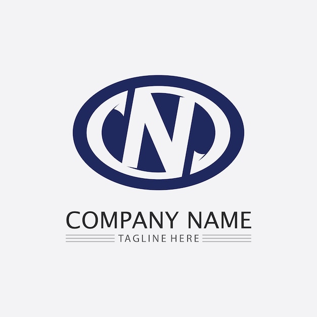 N Lettre Logo Template