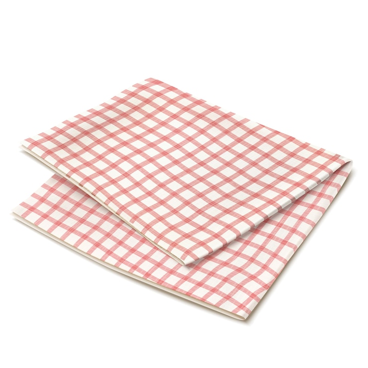 Vecteur nappe quadrillée sur blanc en illustration 3d