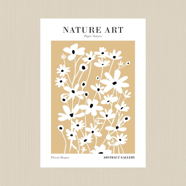 Nature Art Collection Formes botaniques Impression artistique