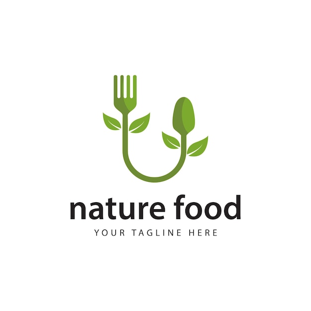 Nature Food Logo Vector et illustration