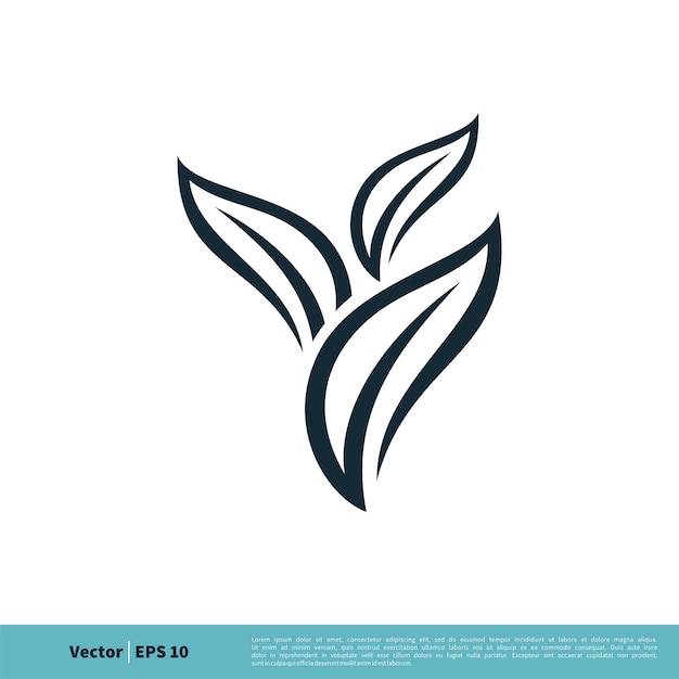 Nature Leaf Icon Vector Logo Template Illustration Design Vector Eps 10