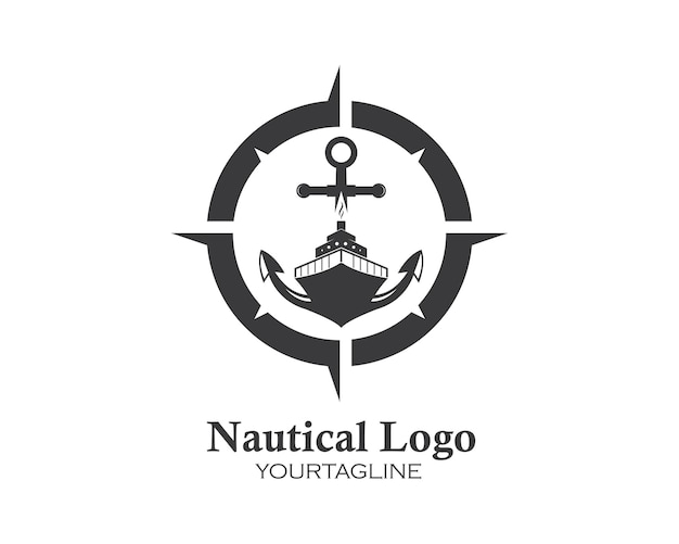 Navire De Croisière Logo Template Vecteur Icône Illustration Design