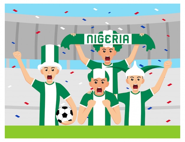 Nigeria Supporters En Design Plat