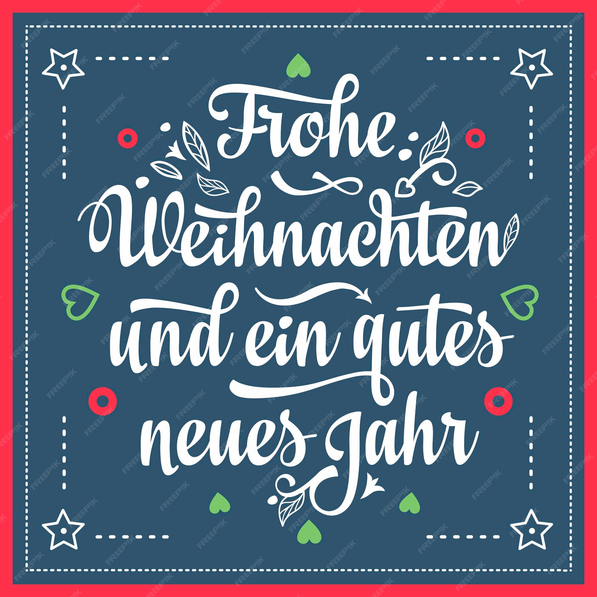 Noël Allemand Frohe Weihnachten Carte De Noël German Weihnachten In Deutschland Vecteur Premium