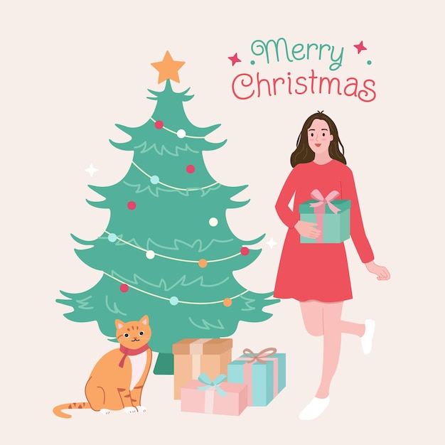 Noël Avec Chat