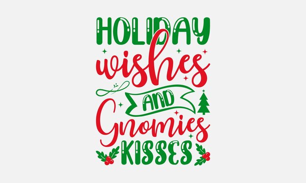 Noël en juillet svg typographie Tshirt Design