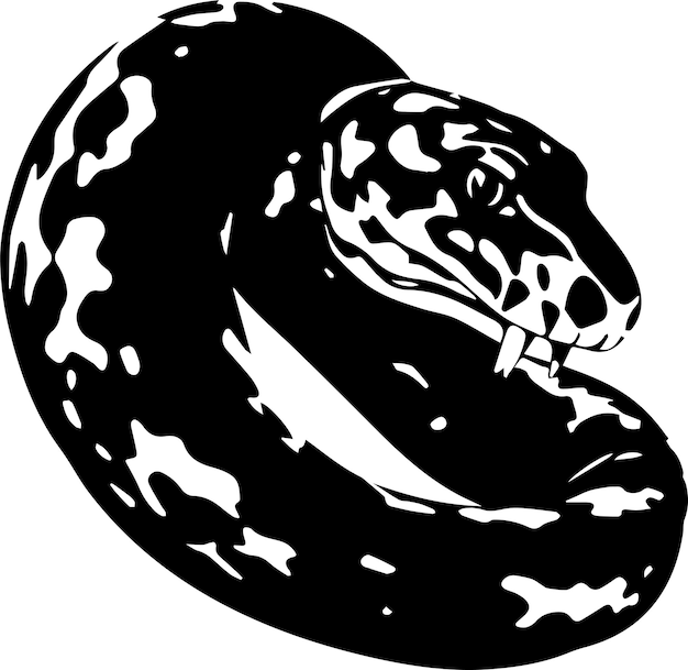 Un noir et blanc d'une araignée babouin