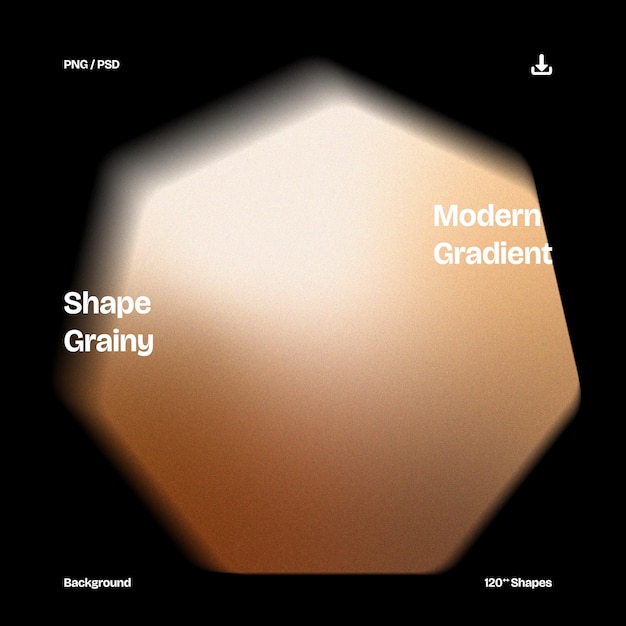 Noise de gradient holographique de forme texture floue fond élément d'ornement granuleux