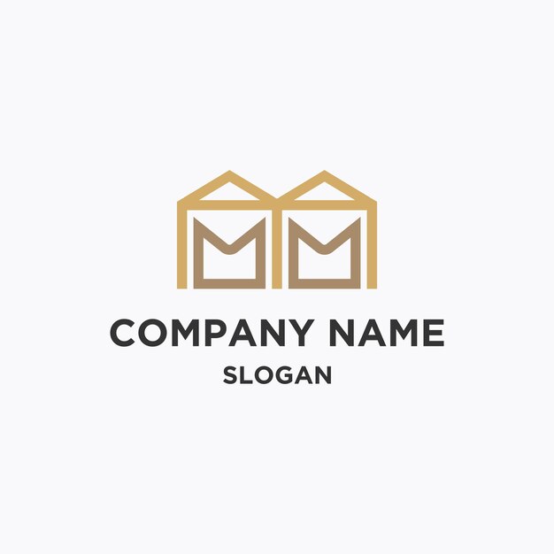 Nom De L'entreprise Logo De La Société Modèle De Conception