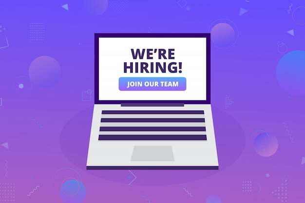 Nous recrutons un concept