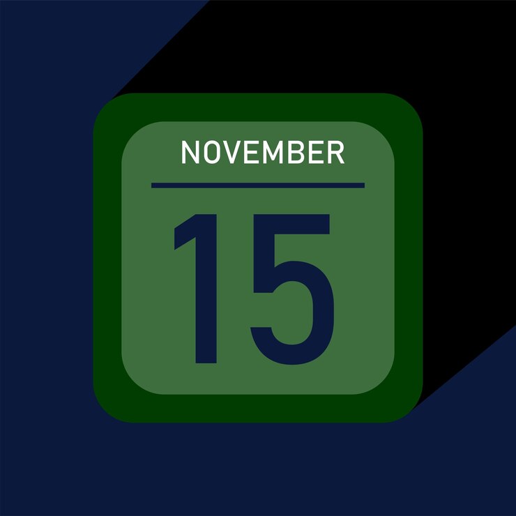 Nouveau calendrier de style novembre 2025