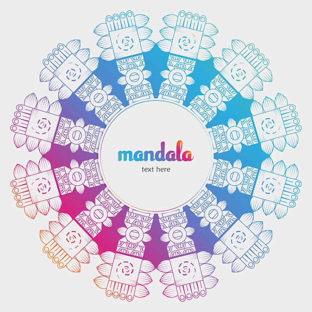 nouveau fond de mandala